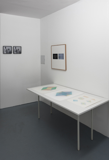 exhibition view wieder Schein
